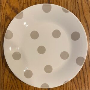 Kate Spade-Lenox All in Good Taste, Deco Dot,ivory/taupe,salad plates 8 1/4 inch
